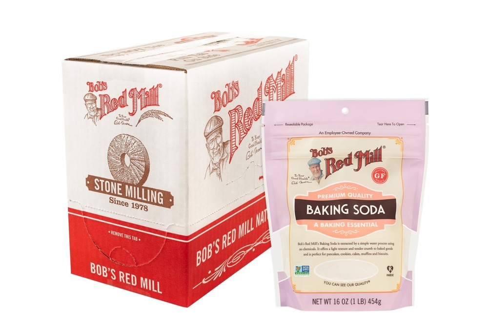 Bob's Red Mill 16oz Baking Soda Pack of 4 - Non GMO Vegan Paleo Friendly