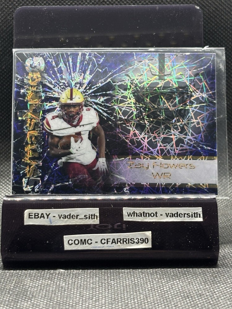 2023 Wild Card Alumination Retail Smashing Crystal Holo Gold Zay Flowers Auto /4
