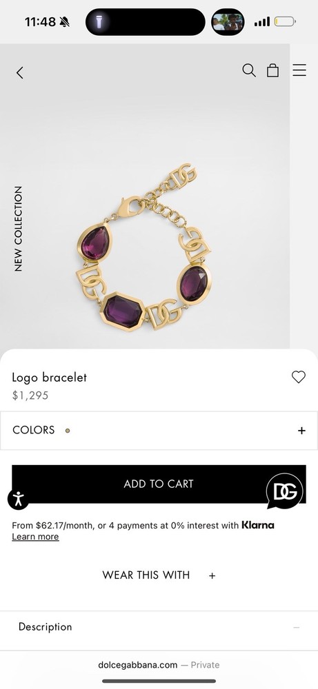 Dolce & Gabbana Logo bracelet