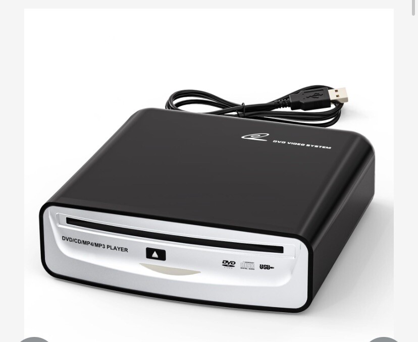 BDYING External Car Universal CD Player Machine Vehicle External USB CD Player