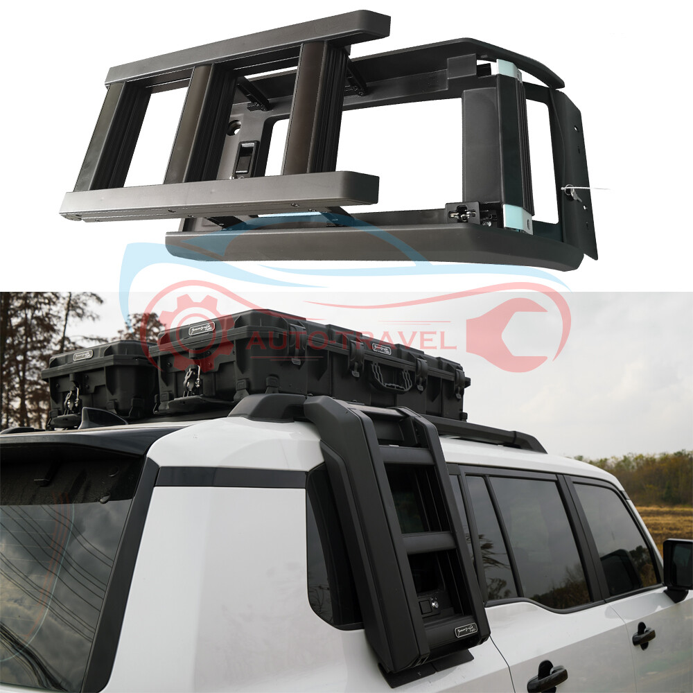 Roof Rack side Ladder For 2024-2026 Toyota Land Cruiser Prado J250 LC250 Black