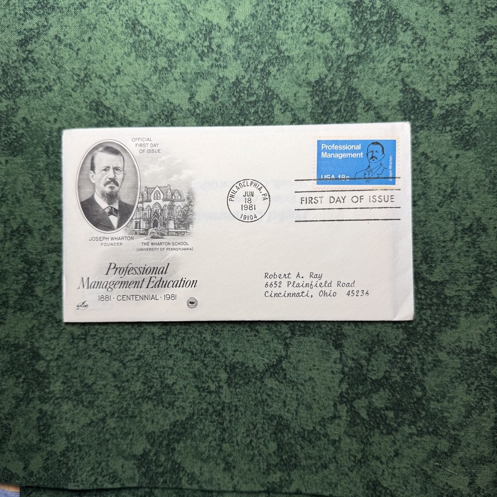 1981 US Scott #1920 Professional Management Education 18c FDC