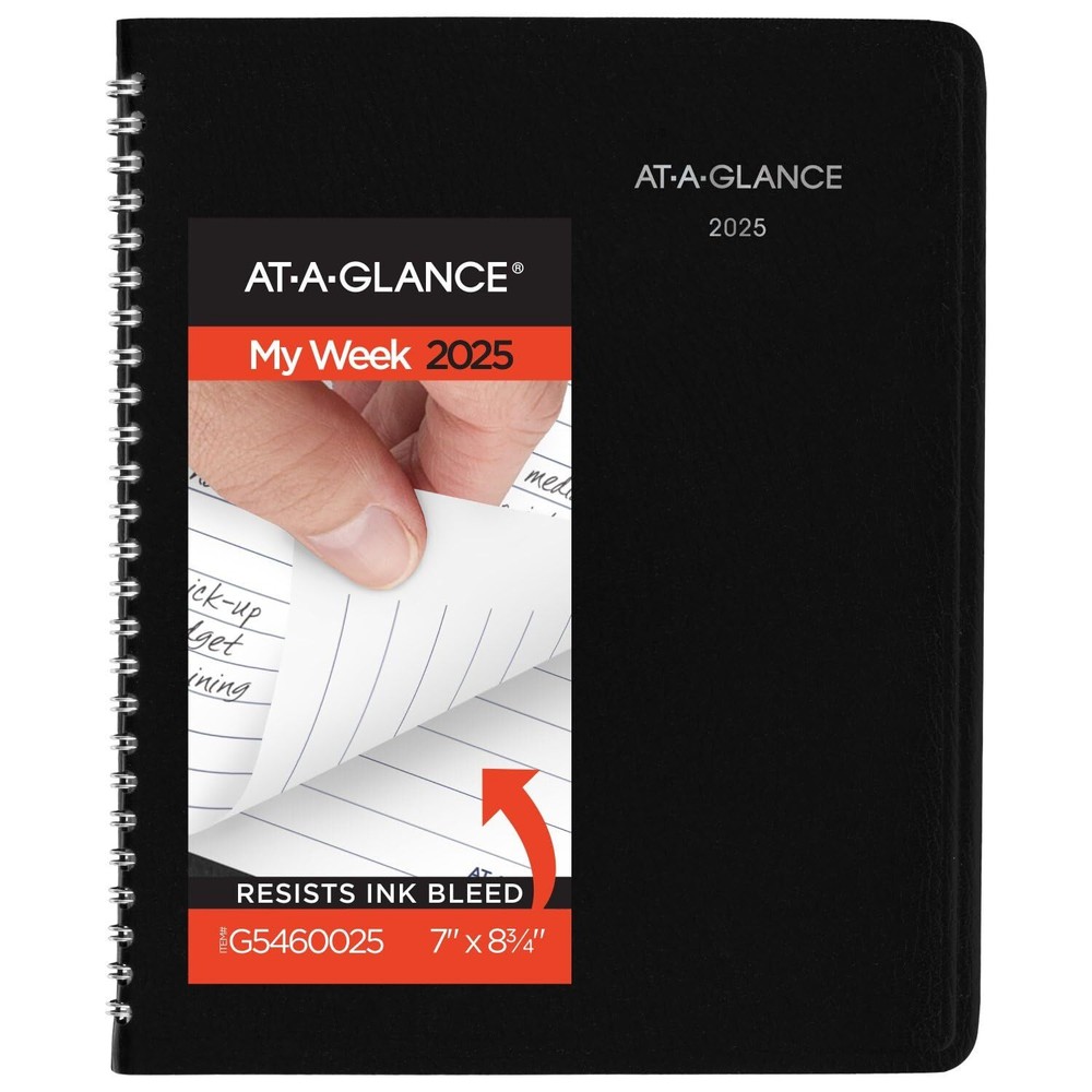 AT-A-GLANCE 2025 Planner, Weekly & Monthly, 7