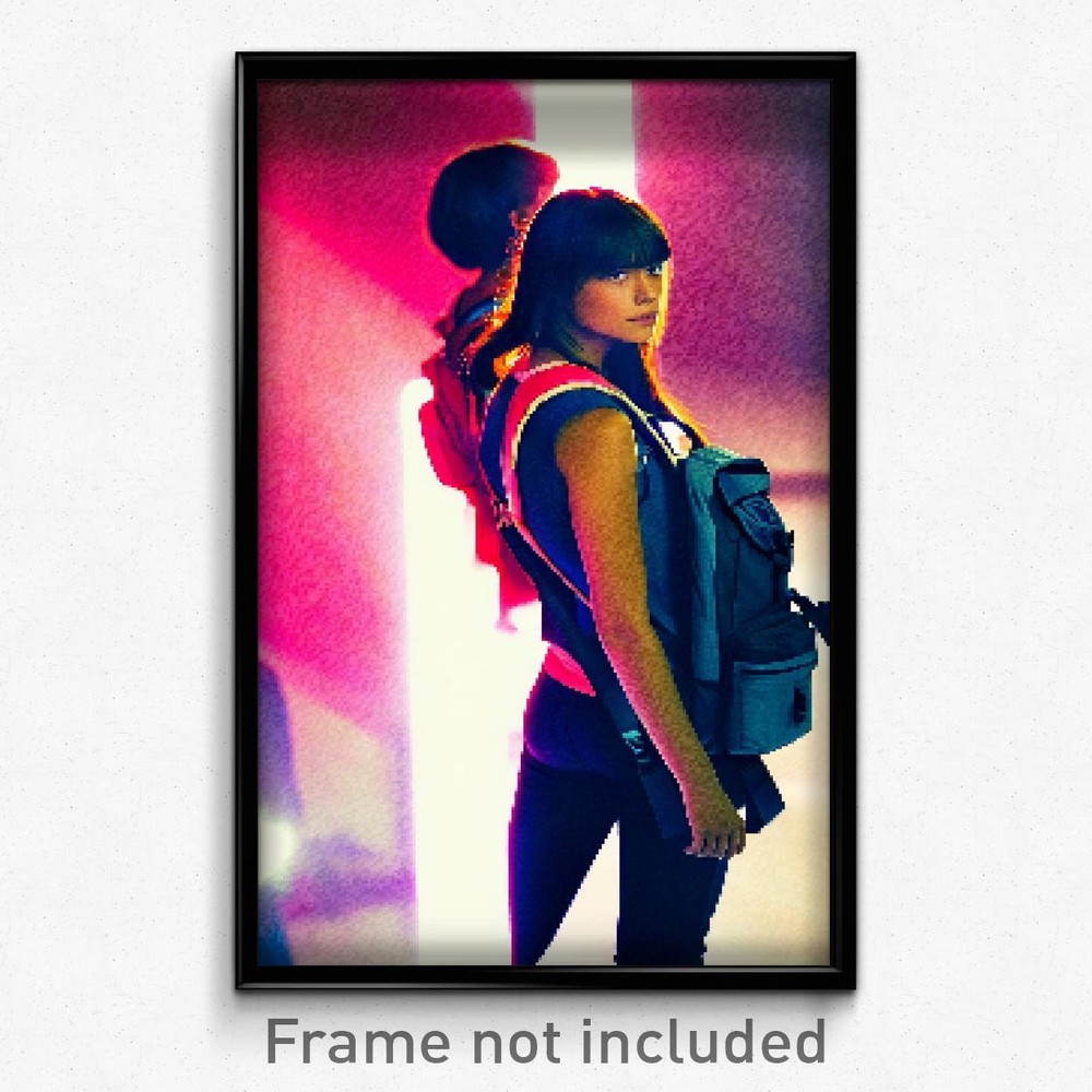 8-Bit Psychedelic Trippy Pixel Art Backpack Poster  