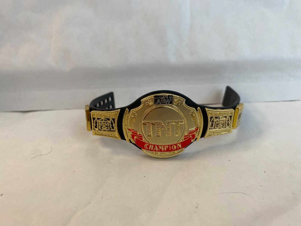 AEW TNT CHAMPIONSHIP TITLE BELT WRESTLING ACTION FIGURE ACCESSORY JAZWARES