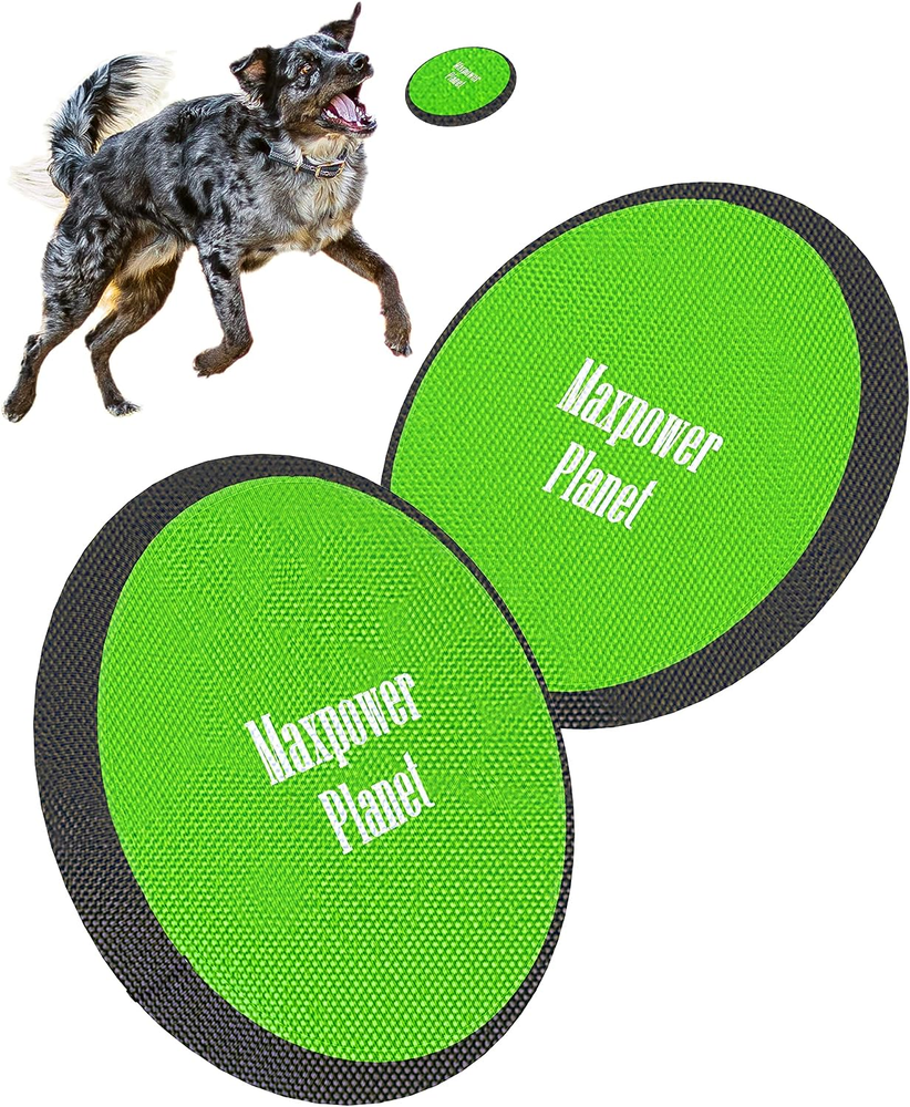 Dog Frisbee X2 Pack - Dog Frisbee Soft to Catch - Gliding Toy for Pets - Lightwe