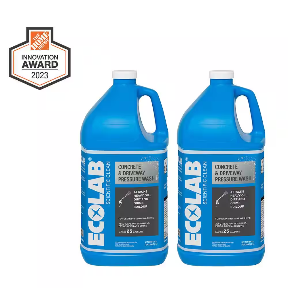1 Gal. Outdoor Concrete and Driveway Pressure Wash Construction Grade Concentrat