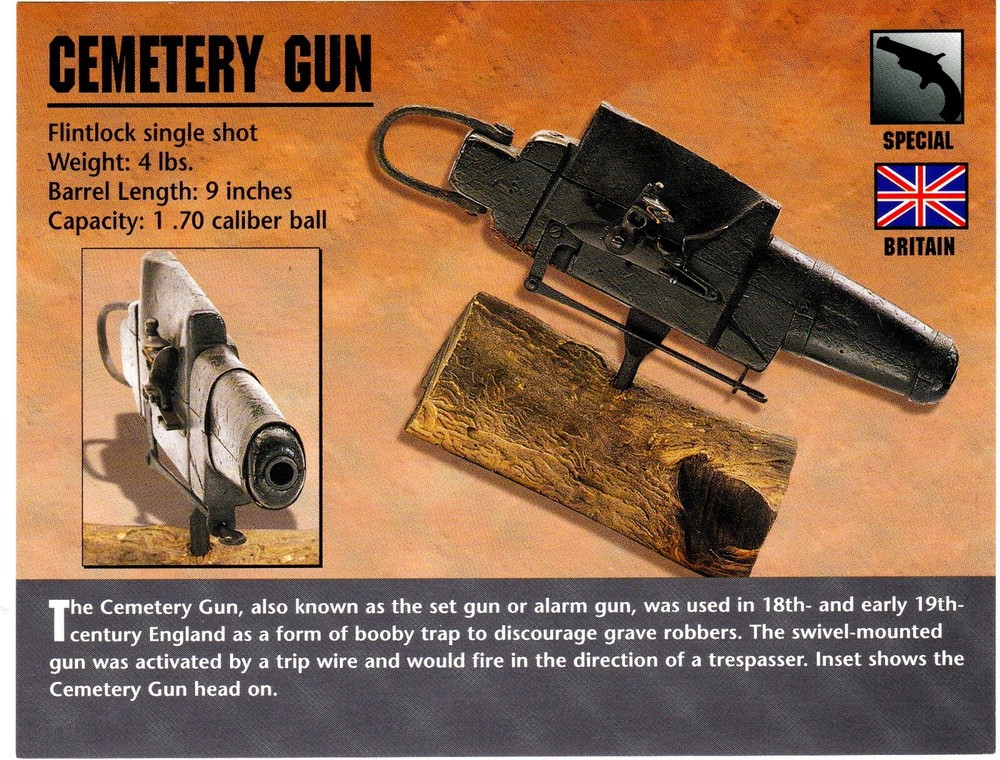 Cemetery Gun Classic Firearms Photo Card u