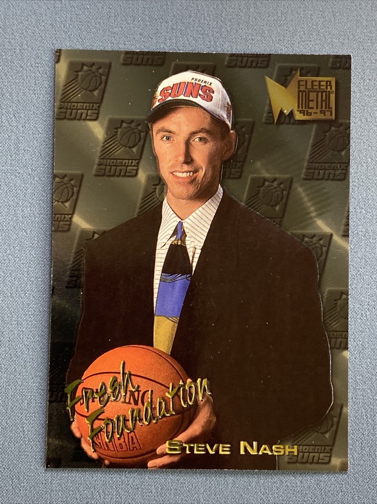 1996-97 Fleer Metal Fresh Foundations Steve Nash RC #138 Rookie Card