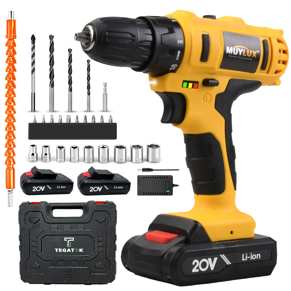 20V Cordless Brushless Drill Set 3/8