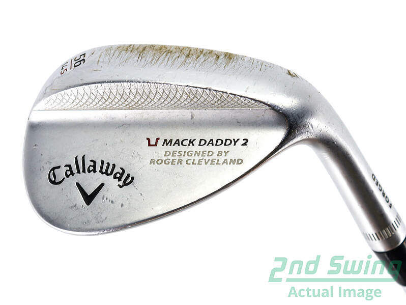 Callaway Mack Daddy 2 Chrome 56° Sand Wedge Steel Flex Right 35.25in