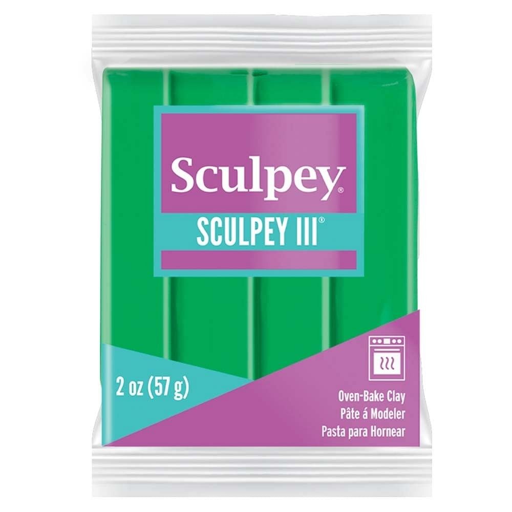 Sculpey III 2oz Oven Bake Clay in Emerald Green