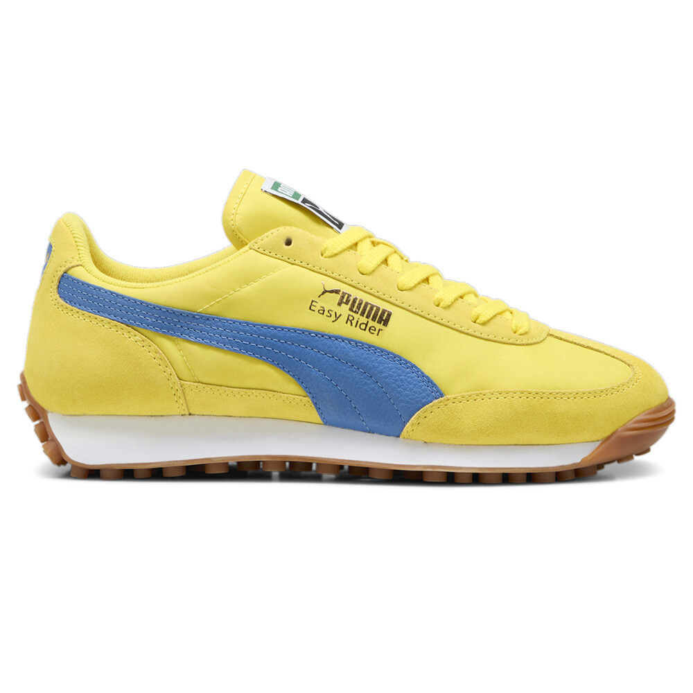Puma Easy Rider Vintage Lace Up  Mens Yellow Sneakers Casual Shoes 39902820