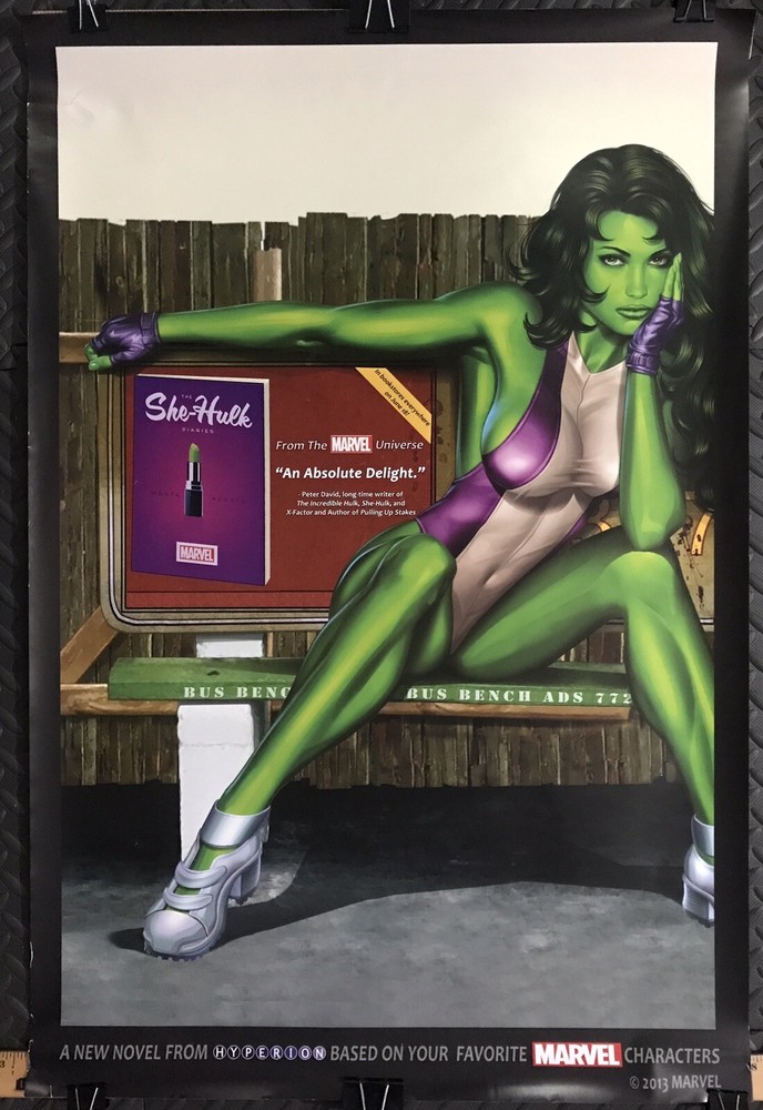 Rare She Hulk Diaries Book by Marta Acosta Poster Print MCU Only (1) One On eBay