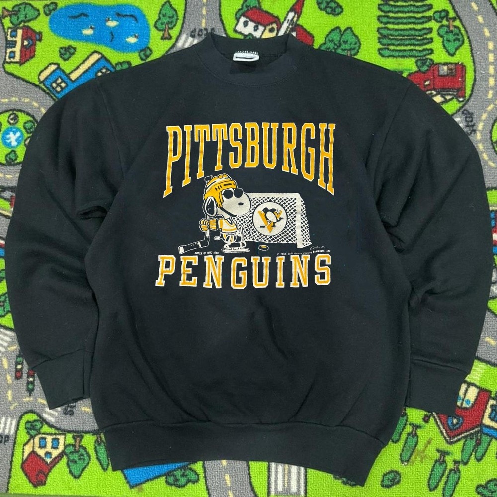 Pittsburgh Penguins Peanuts Snoopy Crewneck Sweatshirt QT5205