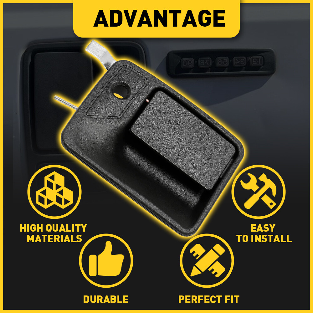 Right Front Passenger Exterior Door Handle for Super Duty Trucks