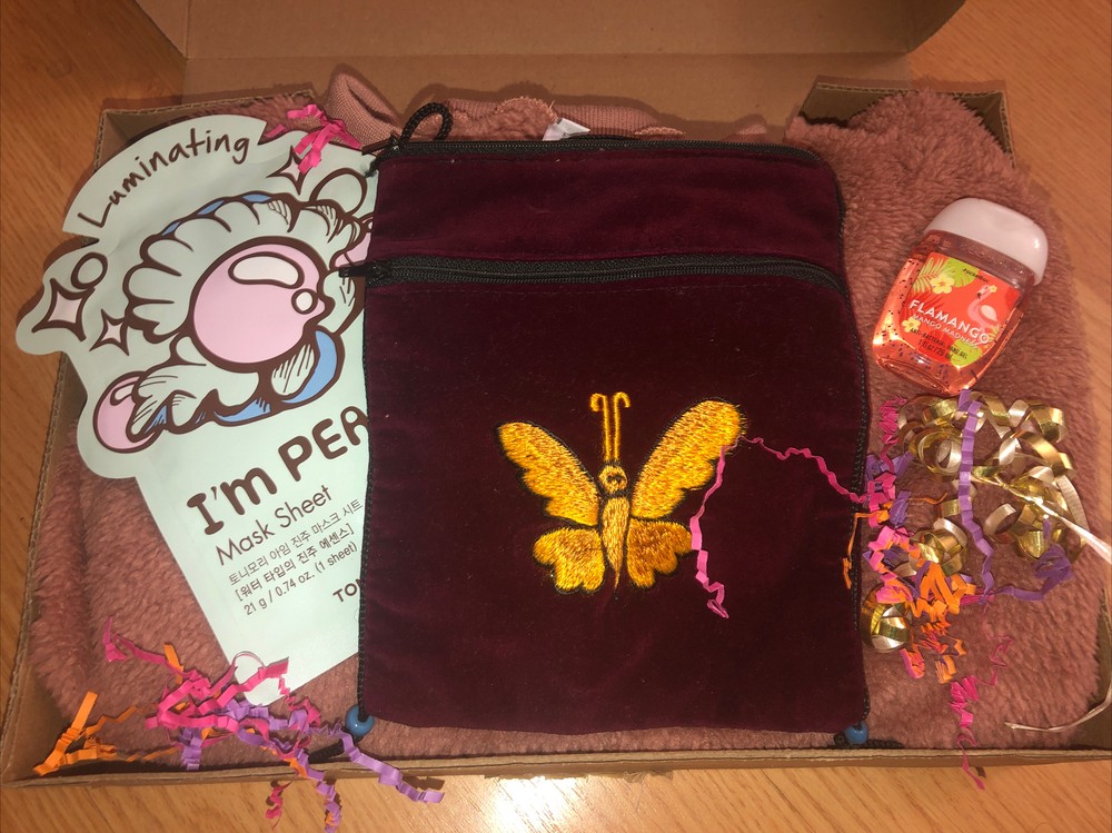 Valentines Day Gift Basket for Her - Luxury Chocolate & Wine Box-image