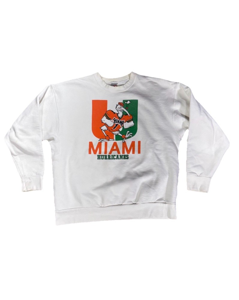 Vintage Rare Nike Miami Hurricanes Crewneck Sweatshirt Men’s Size XL