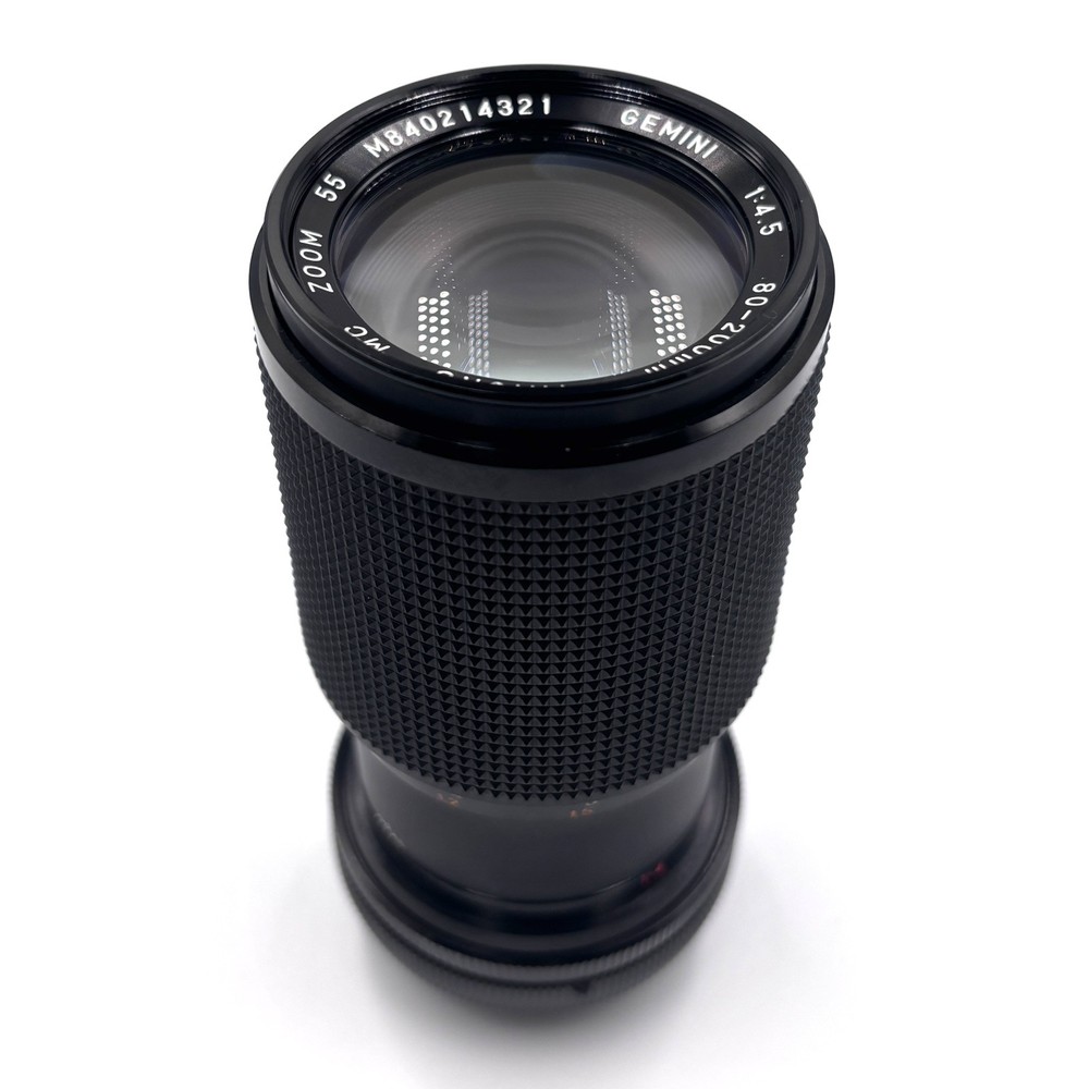 Gemini 80-200mm f4.5 Macro Zoom Lens for Canon FD Mount with Rear Cap