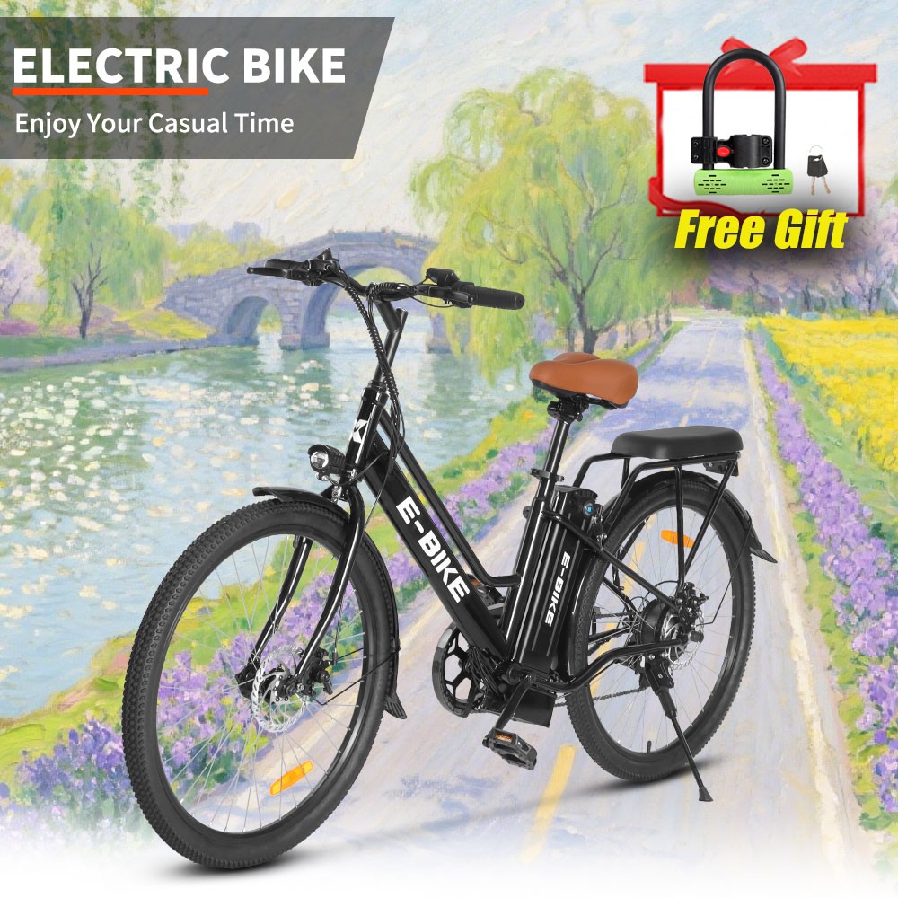 750W Electric Mountain Bike for Adults 36V 25MPH Commuter Ebike