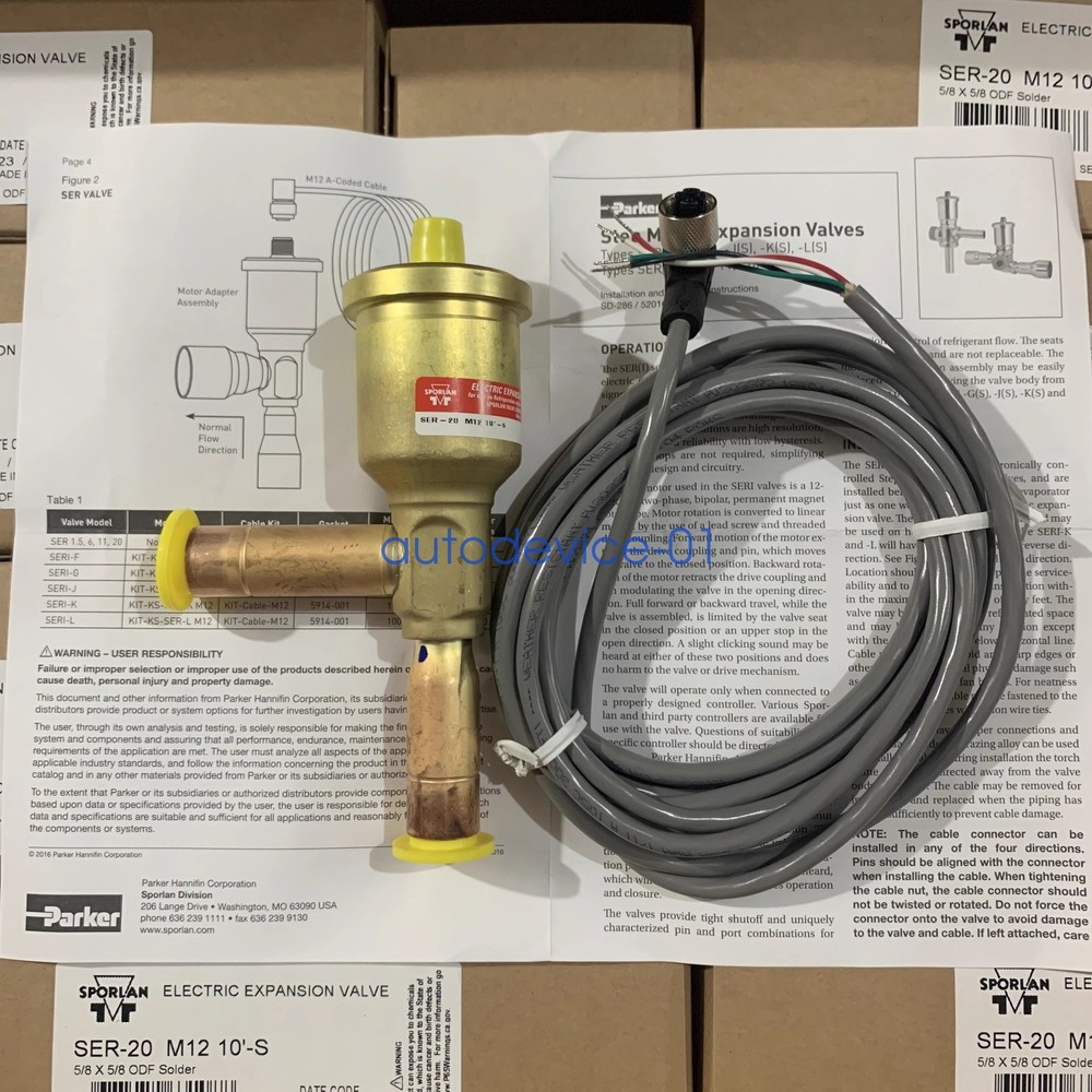 1pcs NEW SPORLAN Electronic Expansion Valve SER-20 M12 10-S DHL/FedEx