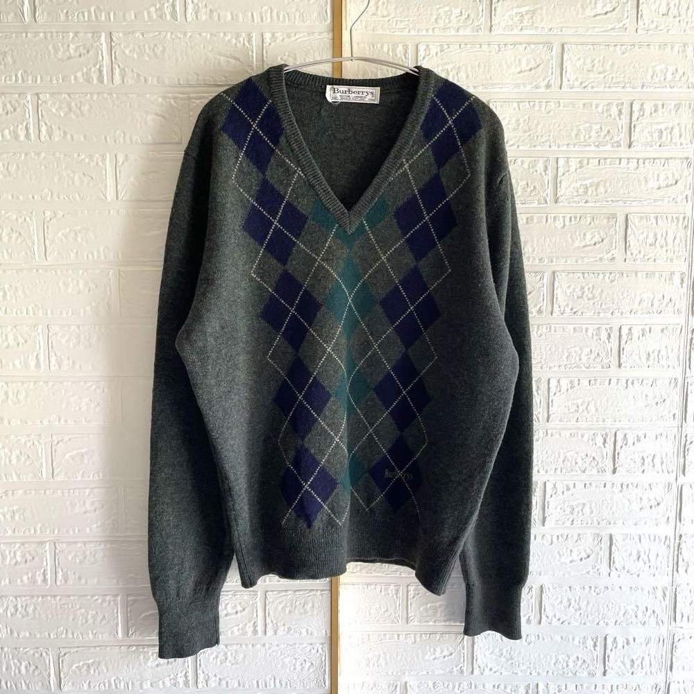 Burberry knit sweater Men's Fashion from Japan