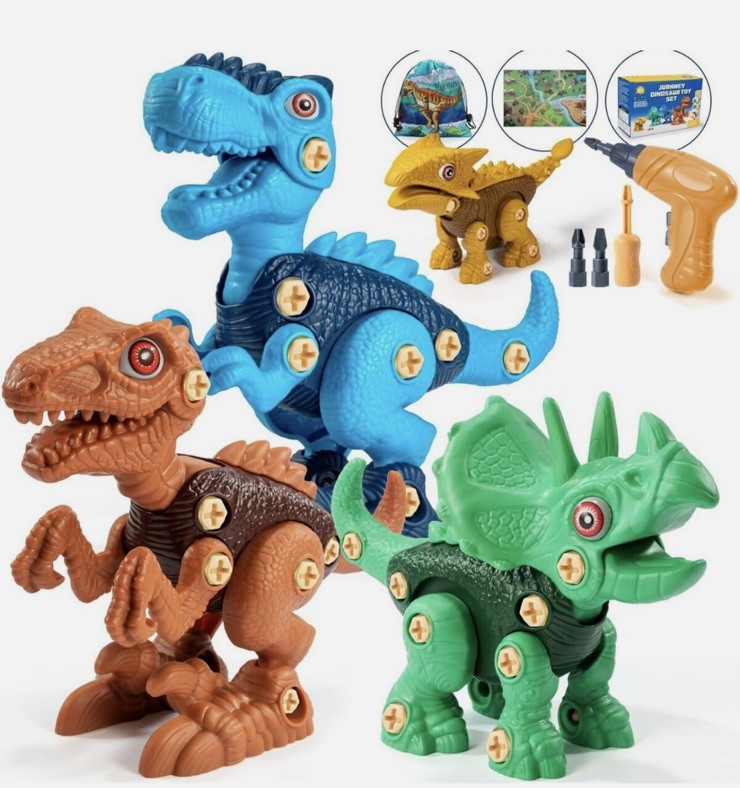 Dinosaur Take Apart Toy for Kids Ages 3-8 Educational STEM Gift