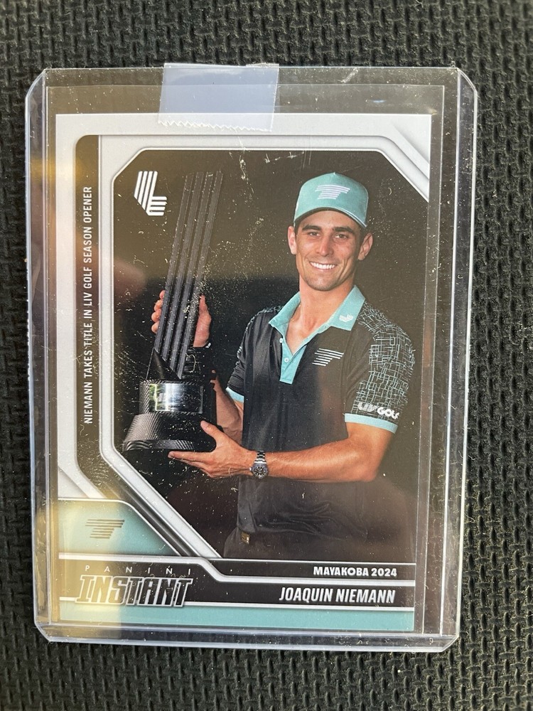 2024 PANINI INSTANT LIV GOLF #1 JOAQUIN NIEMANN WINS SEASON OPENER Only 72 Made