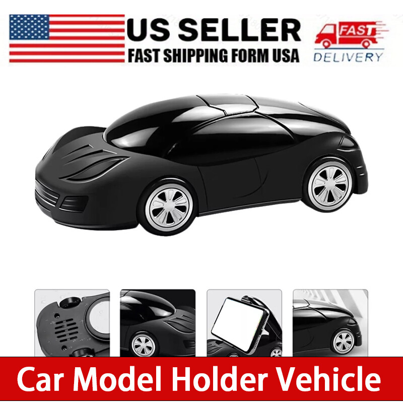Mobile Phone Holder Rotating Vehicle Shape Stable Clip Car Model Phone Stand