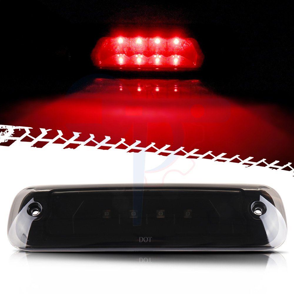 97-01 Jeep Cherokee Black Smoke 3rd Brake Light Lens 55155614AE