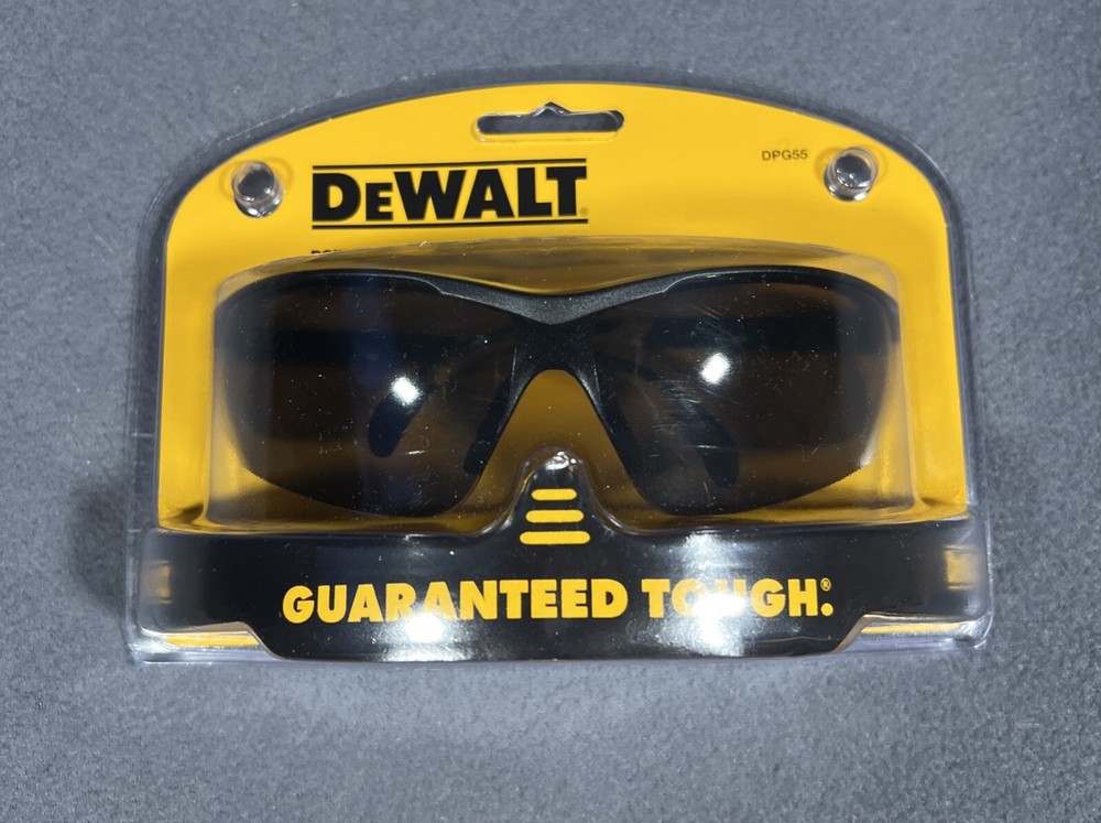 Dewalt DPG55 Black Yellow Tinted Impact Resistant Safety Glasses