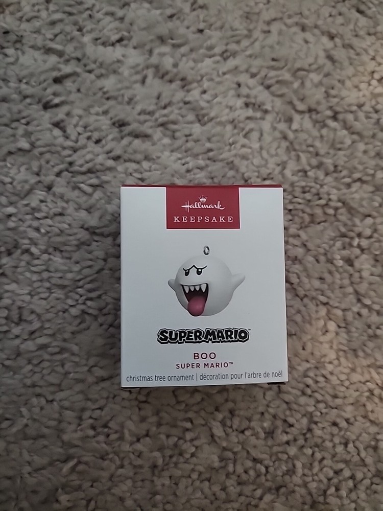 2024 Hallmark Keepsake Mini Nintendo Super Mario™ Boo Ornament, 0.98