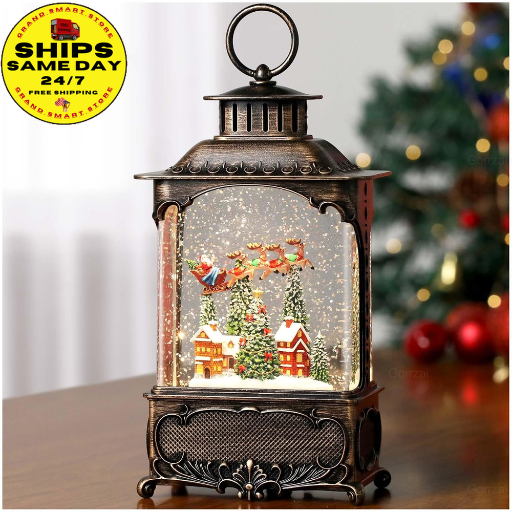 Snow Christmas Snow Lantern, Lighted Christmas Decorations