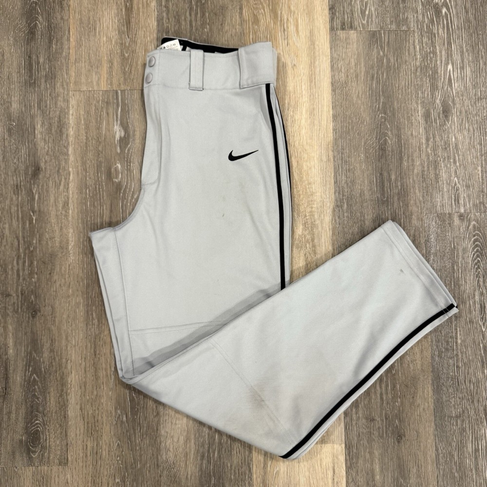 Nike Dri-Fit Baseball Pants Gray Sports Athlete Activewear Men’s Size Medium