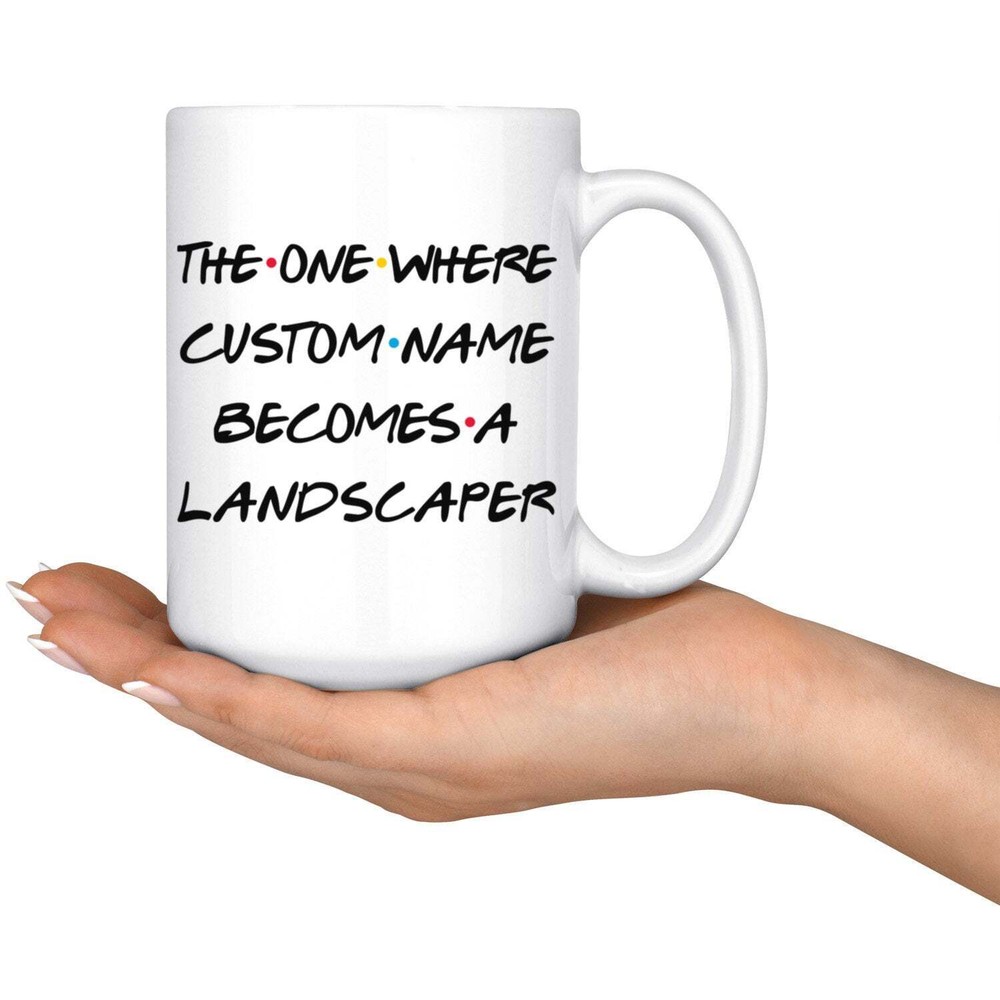Personalized Landscaper Graduation Mug Landscaper Promotion Present Best