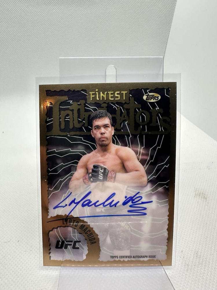 2024 UFC Topps Finest Intimidators On-Card Auto Lyoto Machida