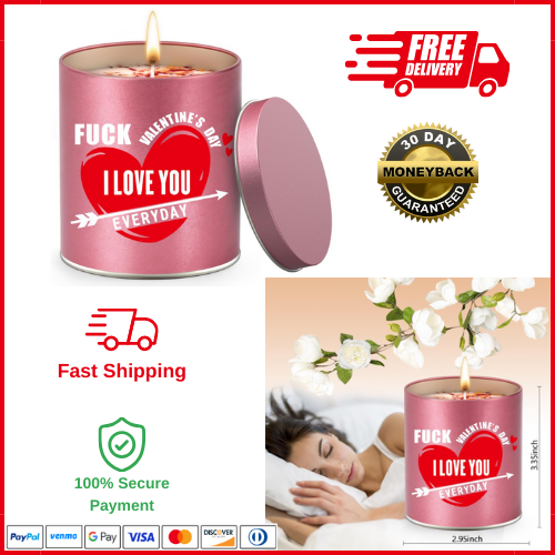 Valentines Day Gift for Her - Scented Candle for Wife, Girlfriend, Women 9oz-image