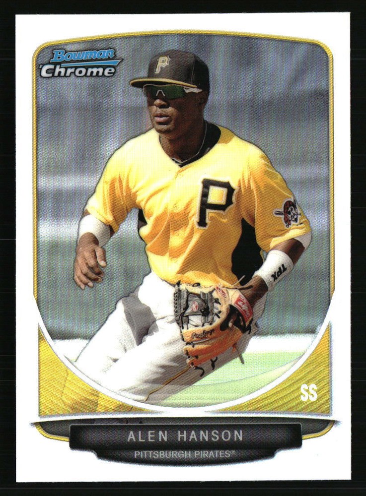 Alen Hanson 2013 Bowman Chrome Draft Picks & Prospects Refractor #TP33 Baseball
