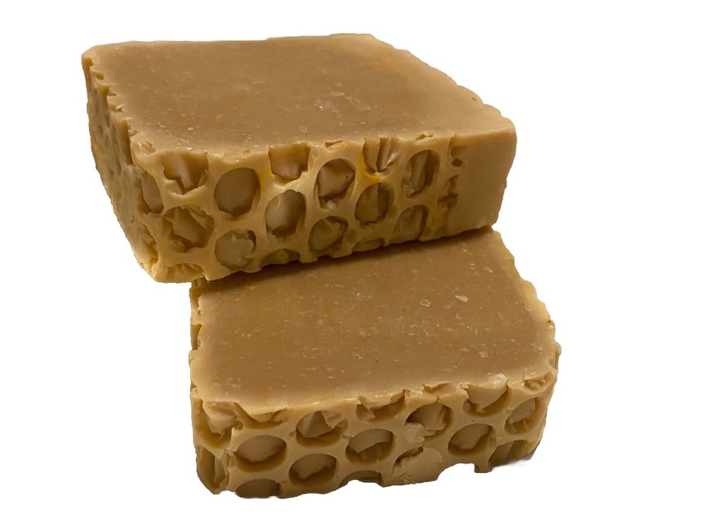 Handcrafted  Turmeric & Honey Nourishing Soap – 2 Bars (8oz Total)