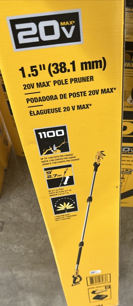 DeWalt 20V MAX Cordless Pole Pruner Kit with Battery & Charger