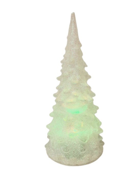 Mini LED Glitter Christmas Tree Decor, 1-ct. Classic Small Decoration Holiday