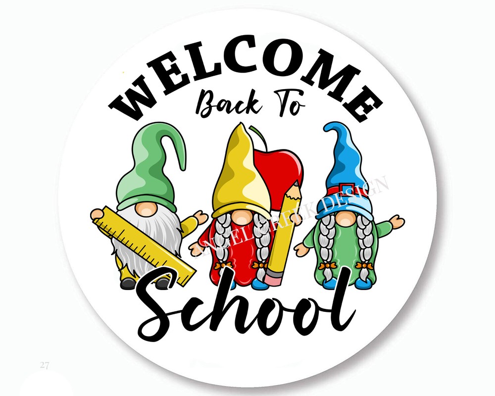 Welcome Back to School Gnomes Envelope Seals Teacher Scrapbook Stickers Labels-image