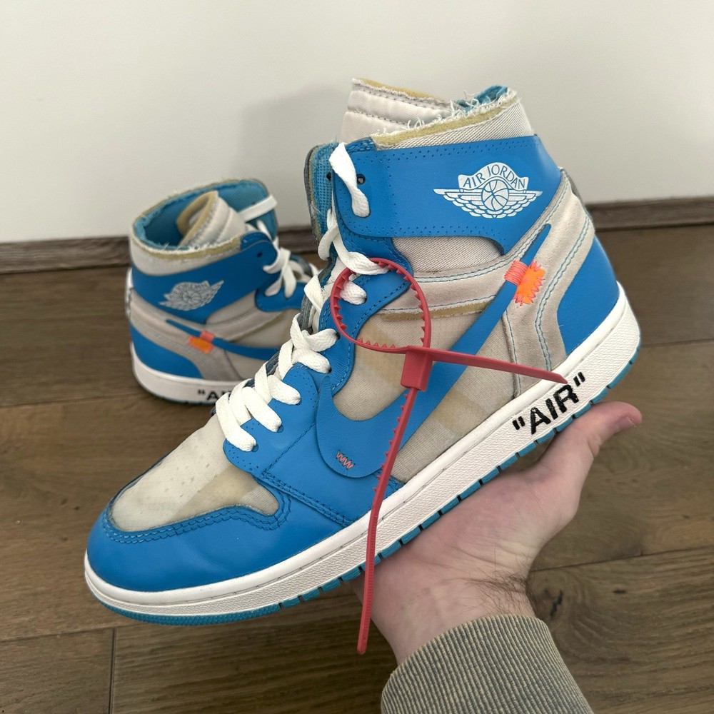 Jordan 1 High Retro Off-White UNC Size US 10.5