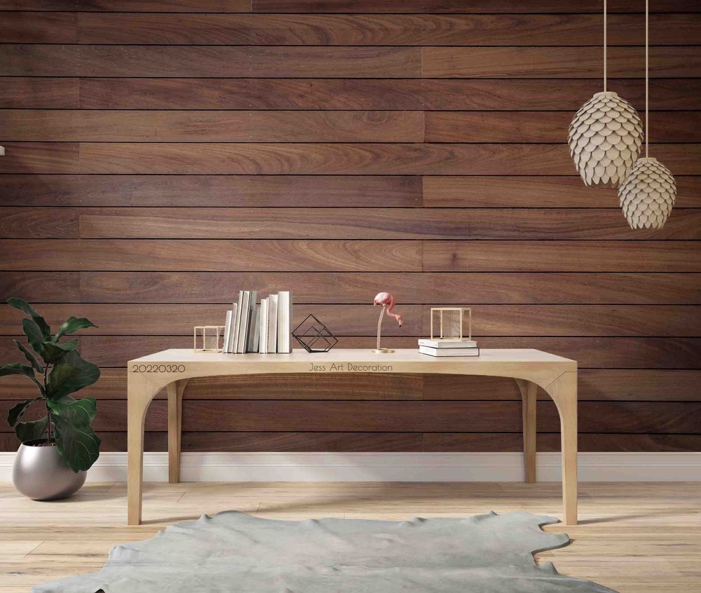 3D Brown Woodwork Texture Wall Murals Wallpaper Murals Wall Sticker