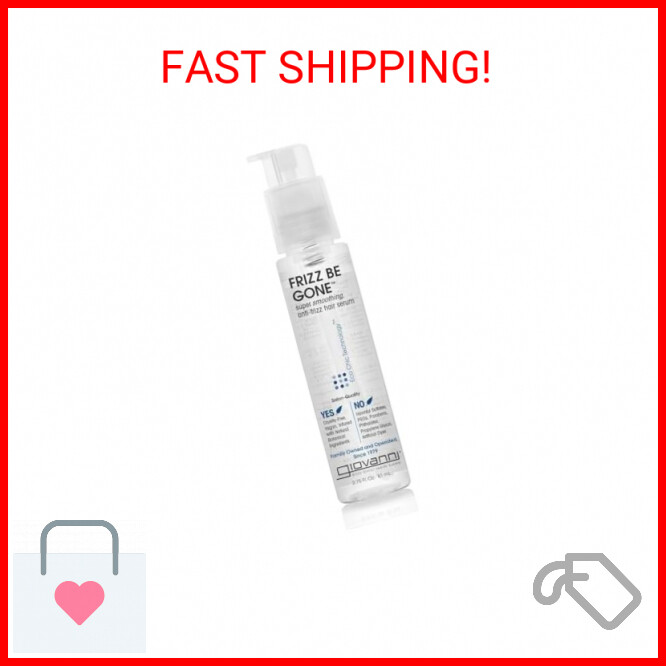 GIOVANNI ECO CHIC Frizz Be Gone - Super Smoothing Anti-Frizz Hair Serum, Adds Sh