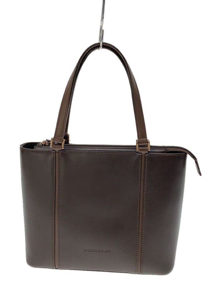 BURBERRY LONDON ◆handbag/leather/BRW/plain