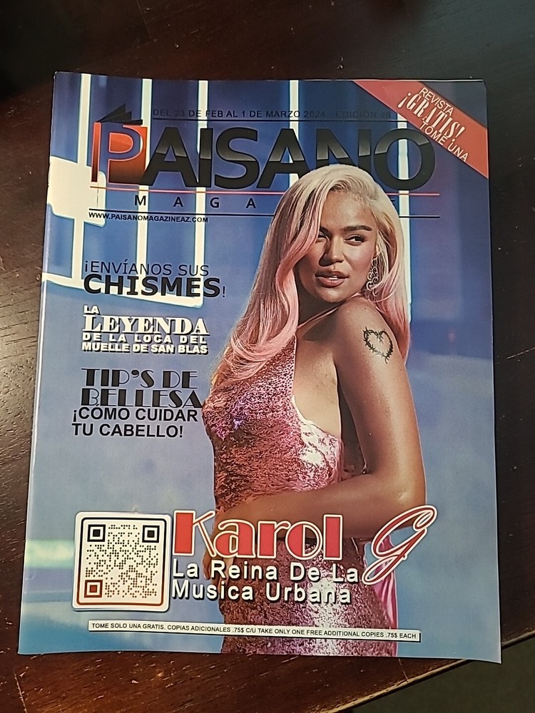 Karol G. Magazine. Shipping Free.