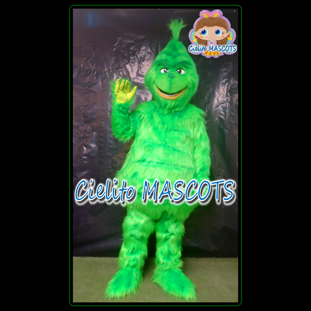 GRINCH Mascot Costume Christmas cosplay botarga halloween Cielito MASCOTS