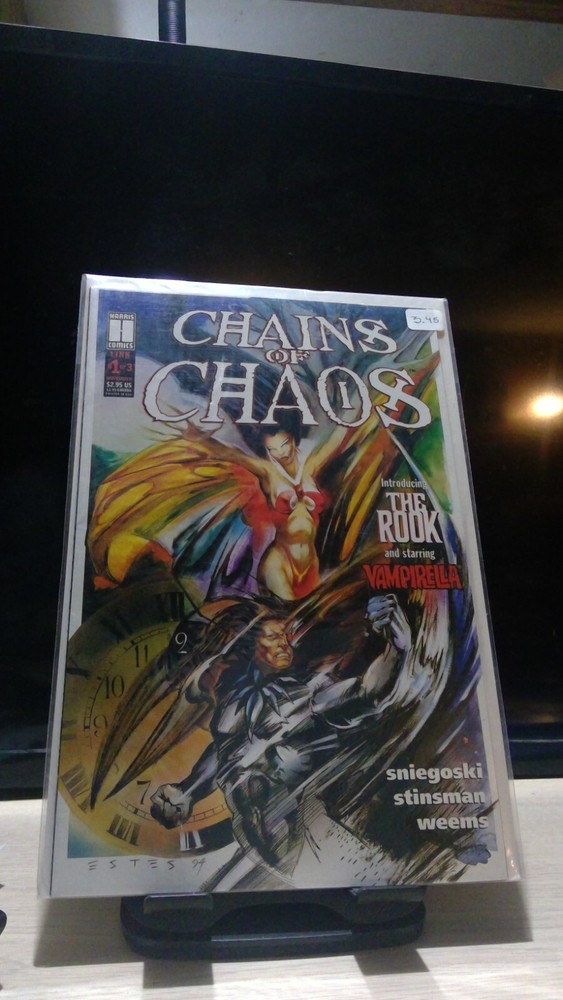 Chains of Chaos 1-3 Rook and Vampirella Harris Comic 1994