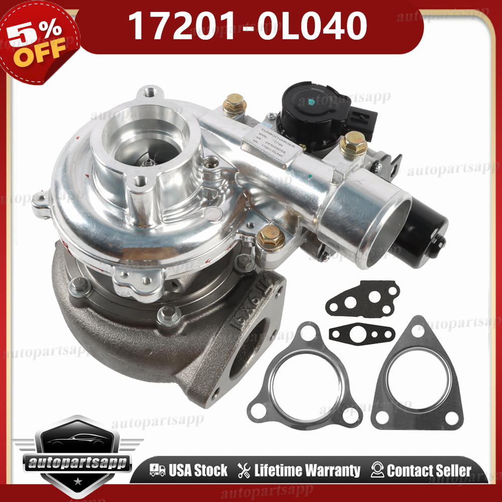 Turbocharger Turbo Fits Toyota Land Cruiser Hilux 3.0 D4D 1KD-FTV 17201-0L040